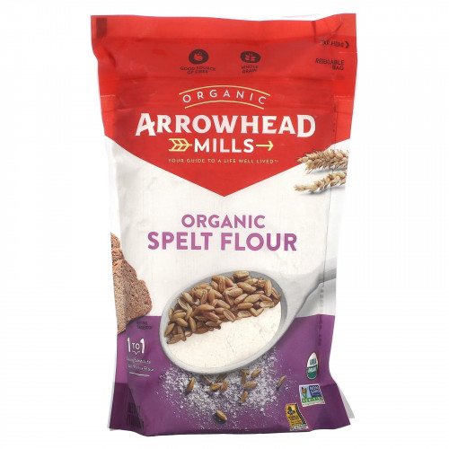 Arrowhead Mills, Organic Spelt Flour, 1 lb (623 g)