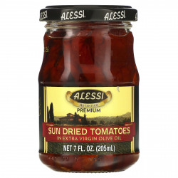 Alessi, Высушенные на солнце томаты премиального качества в оливковом масле первого отжима, 205 мл (7 жидк. Унций)