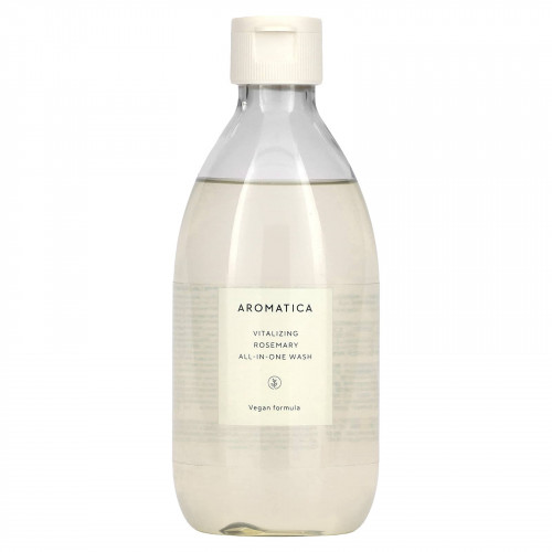 Aromatica, Восстанавливающее универсальное средство для душа с розмарином, 300 мл (10,1 жидк. Унции)