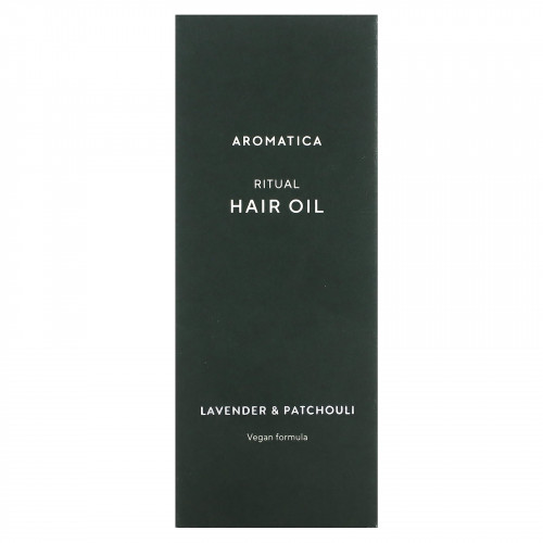 Aromatica, Ритуальное масло для волос, лаванда и пачули, 50 мл (1,6 жидк. Унции)