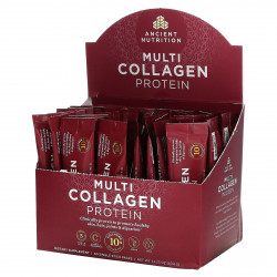 Ancient Nutrition, комплекс коллагенов и протеинов, 40 пакетиков-стиков по 10,1 г (0,36 унции)