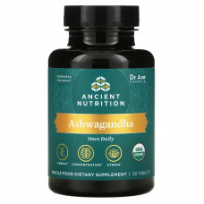 Ancient Nutrition, Ашваганда, 30 таблеток