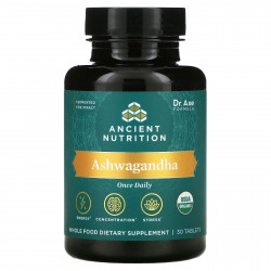 Ancient Nutrition, Ашваганда, 30 таблеток