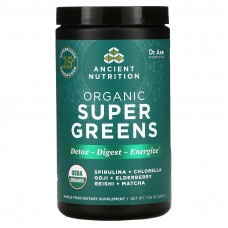 Ancient Nutrition, Органическая суперзеленая, 200 г (7,05 унции)