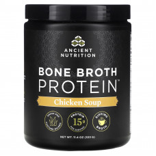 Ancient Nutrition, Bone Broth Protein, куриный суп, 323 г (11,4 унции)