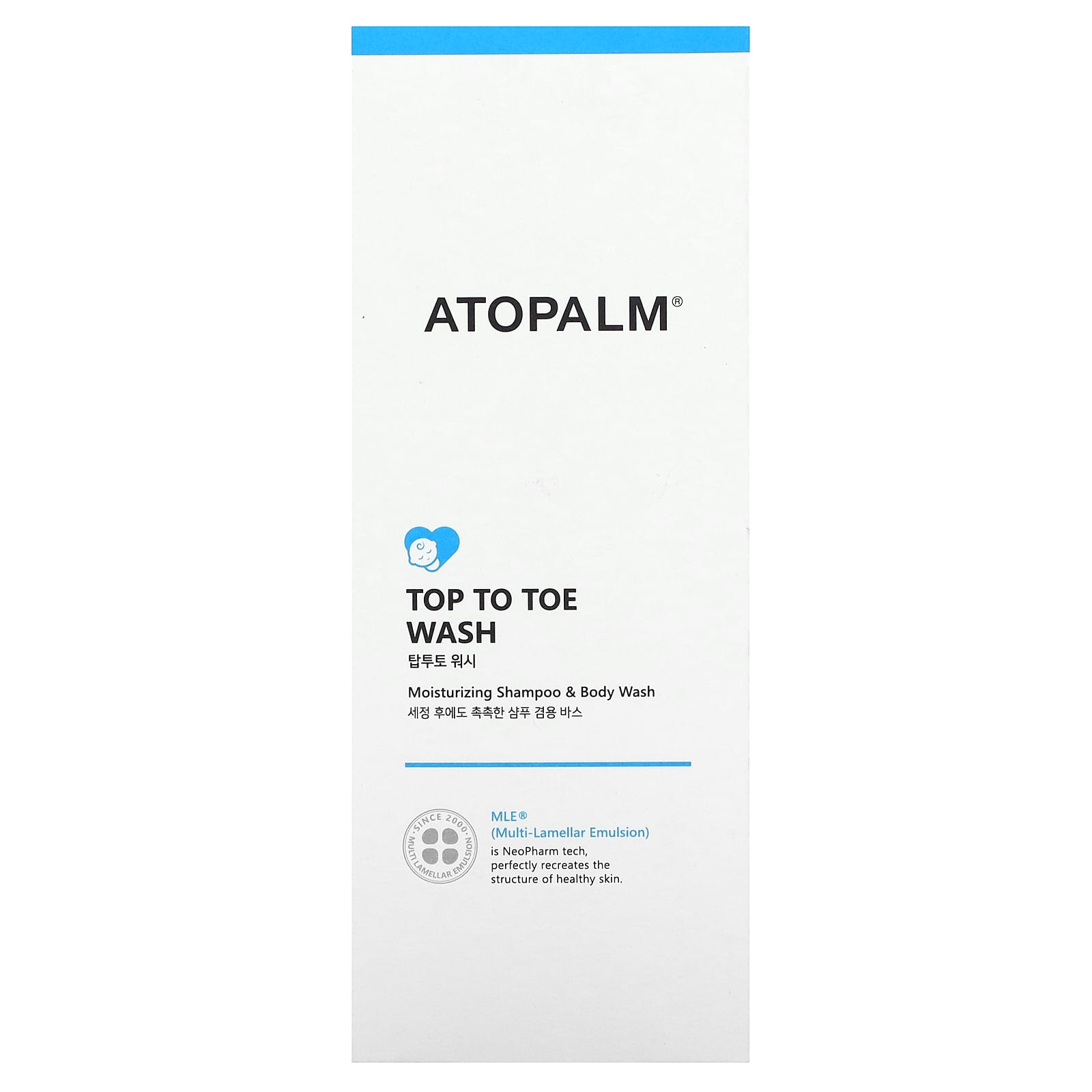 Atopalm, Top to Toe Wash, увлажняющий шампунь и гель для душа, 300 мл (10,1 жидк. унции)