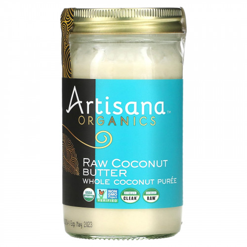 Artisana, органический продукт, необработанное кокосовое масло, 397 г (14 унций)