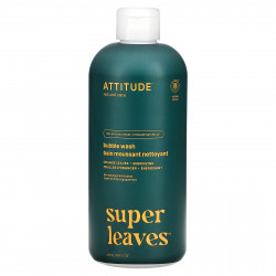 ATTITUDE, Super Leaves, мыльные пузыри, листья апельсина, 473 мл (16 жидк. Унций)