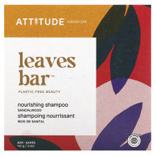ATTITUDE, Leaves Bar, питательный шампунь, сандаловое дерево, 113 г (4 унции)