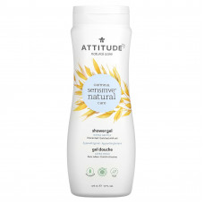 ATTITUDE, Oatmeal Sensitive Natural Care, гель для душа, экстра нежный, без запаха, 473 мл (16 жидк. Унций)