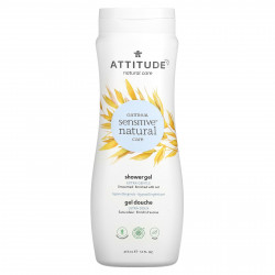 ATTITUDE, Oatmeal Sensitive Natural Care, гель для душа, экстра нежный, без запаха, 473 мл (16 жидк. Унций)