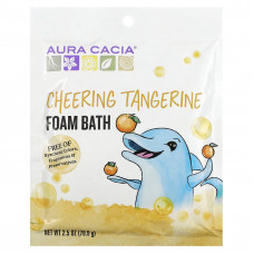 Aura Cacia, Cheering пена для ванн, мандарин, 70,9 г (2,5 унции)