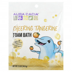 Aura Cacia, Cheering пена для ванн, мандарин, 70,9 г (2,5 унции)