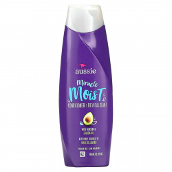 Aussie, Miracle Moist, кондиционер для сухих волос с авокадо и австралийским маслом жожоба, 360 мл (12,1 жидк. унции)
