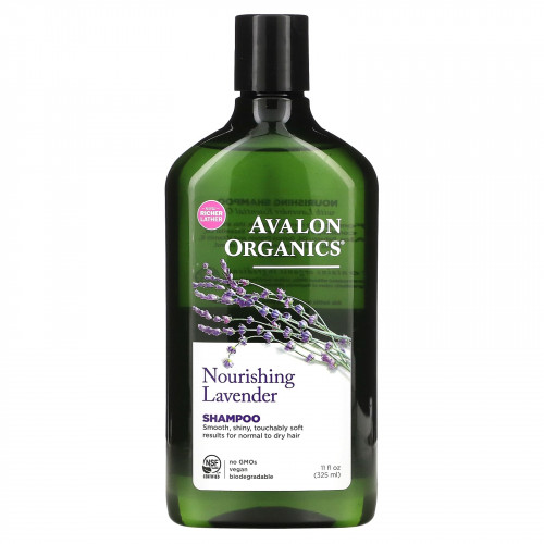 Avalon Organics, шампунь, питательная лаванда, 325 мл (11 жидк. унций)