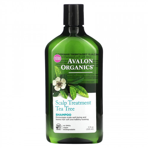 Avalon Organics, Шампунь для кожи головы, чайное дерево, 325 мл (11 жидк. унций)