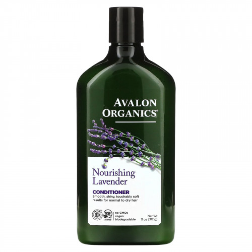 Avalon Organics, Кондиционер, Питательная лаванда, 11 унций (312 г)