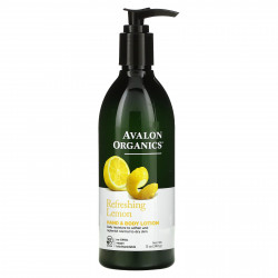 Avalon Organics, Лосьон для рук и тела, освежающий лимон, 340 г (12 унций)