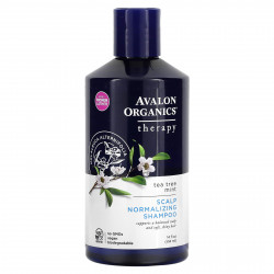 Avalon Organics, шампунь для нормализации состояния кожи головы, чайное дерево и мята, 414 мл (14 жидк. унций)