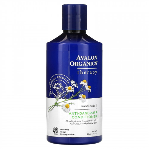 Avalon Organics, кондиционер против перхоти, с ромашкой аптечной, 397 мл (14 жидк. унций)
