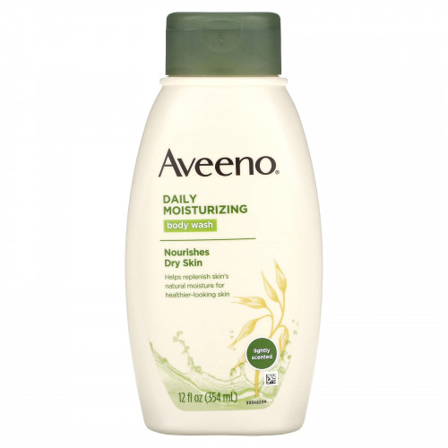 Aveeno, Увлажняющий Гель для Душа с Активными Натуральными Компонентами, 12 жидких унций (354 мл)