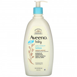 Aveeno, Baby, увлажняющий лосьон для ежедневного применения, без отдушки, 532 мл (18 жидк. унций)