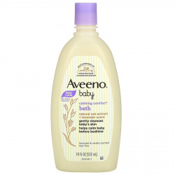 Aveeno, Baby, Calming Comfort Bath, с лавандой и ванилью, 532 мл (18 жидких унций)