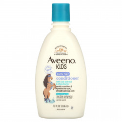 Aveeno, Для детей, кондиционер для вьющихся волос с экстрактом овса и маслом ши, 354 мл (12 жидк. Унций)