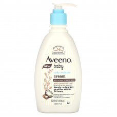 Aveeno, Детский, ежедневный увлажняющий крем, с кокосовым маслом и маслом ши, 354 мл (12 жидк. Унций)