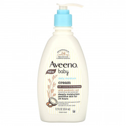 Aveeno, Детский, ежедневный увлажняющий крем, с кокосовым маслом и маслом ши, 354 мл (12 жидк. Унций)