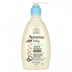 Aveeno, Увлажняющий шампунь и ежедневное увлажняющее средство для детей с маслом ши, кокос, 354 мл (12 жидк. Унций)