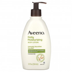 Aveeno, увлажняющий лосьон для ежедневного применения, без отдушки, 354 мл (12 жидк. унций)