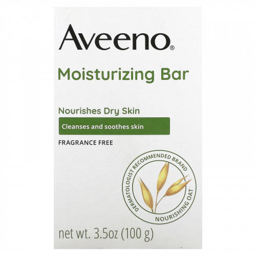 Aveeno, увлажняющее средство с питательным овсом, без запаха, 100 г (3,5 унции)