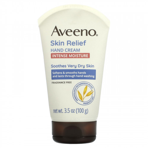 Aveeno, успокаивающий крем для рук, без отдушки, 100 г (3,5 унции)