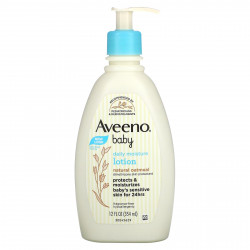 Aveeno, Baby, увлажняющий лосьон для ежедневного применения, для детей, без запаха, 354 мл (12 жидк. унций)