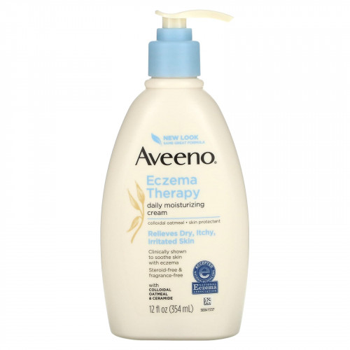 Aveeno, Eczema Therapy, увлажняющий крем, 354 мл (12 жидк. Унций)