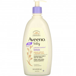 Aveeno, Calming Comfort, успокаивающий лосьон для детей, лаванда и ваниль, 532 мл (18 жидк. унций)
