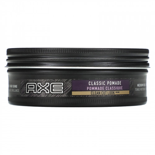 Axe, Classic Pomade, средней фиксации, для яркого блеска, 75 г (2,64 унции)