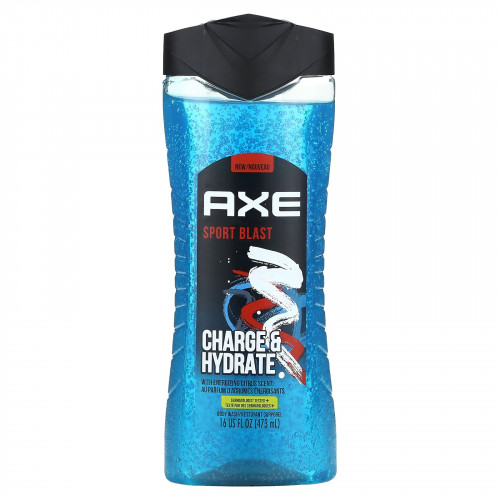 Axe, Гель для душа Sports Blast, с бодрящими цитрусовыми, 473 мл (16 жидк. Унций)