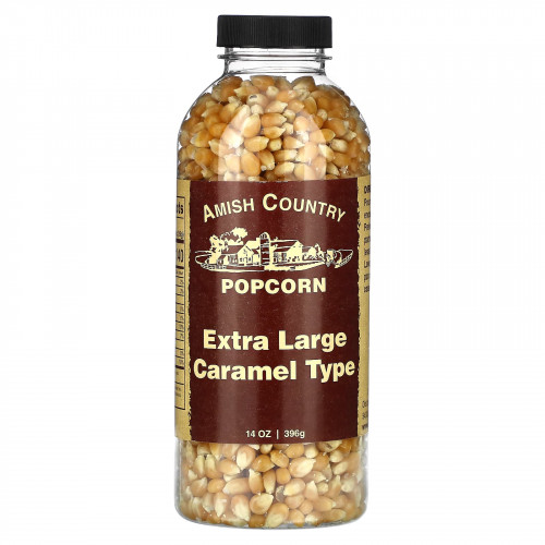 Amish Country Popcorn, очень большая карамель, 396 г (14 унций)