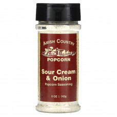 Amish Country Popcorn, Приправа для попкорна, сметана и лук, 142 г (5 унций)