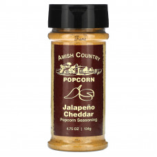 Amish Country Popcorn, Попкорн, халапеньо и чеддер, 134 г (4,75 унции)