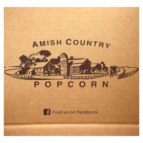 Amish Country Popcorn, Силиконовый попкорн для микроволновой печи, серый, 4 шт.