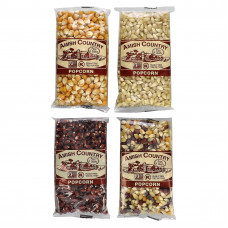Amish Country Popcorn, Попкорн в разнообразном наборе, 4 упаковки по 113 г (4 унции)