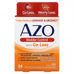 Azo, Go-Less, контролирующий состояние мочевого пузыря, 54 капсулы