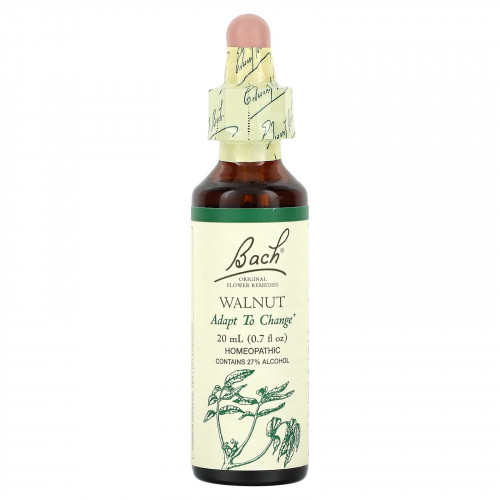 Bach, Original Flower Remedies, грецкий орех, 20 мл (0,7 жидк. Унции)