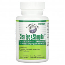 Balanceuticals, Clear Eye & Sharp Ear, 500 мг, 60 вегетарианских капсул
