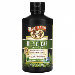Barlean's, Комплекс из листьев оливы, вкус перечной мяты, 454 г (16 унций)