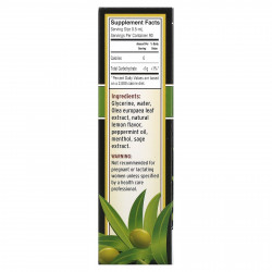 Barlean's, Olive Leaf Complex, спрей для горла на основе оливковых листьев, со вкусом перечной мяты, 45 мл (1,5 жидк. унции)
