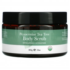 Beauty By Earth, Body Scrub, Peppermint Tea Tree, 10 oz (283 g)